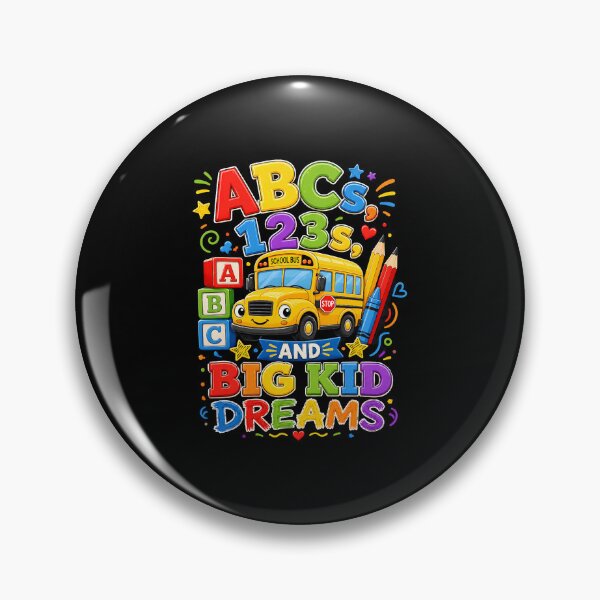 Item preview, Back to School First Day Big Kid Dreams School Bus Fun designed and sold by Noctivyra.