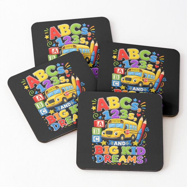 Item preview, Back to School First Day Big Kid Dreams School Bus Fun designed and sold by Noctivyra.