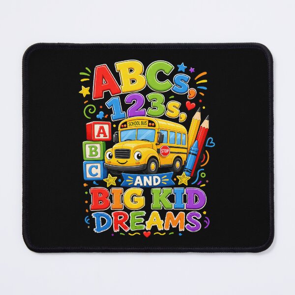 Item preview, Back to School First Day Big Kid Dreams School Bus Fun designed and sold by Noctivyra.