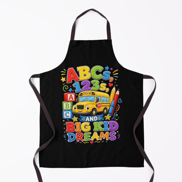 Item preview, Back to School First Day Big Kid Dreams School Bus Fun designed and sold by Noctivyra.