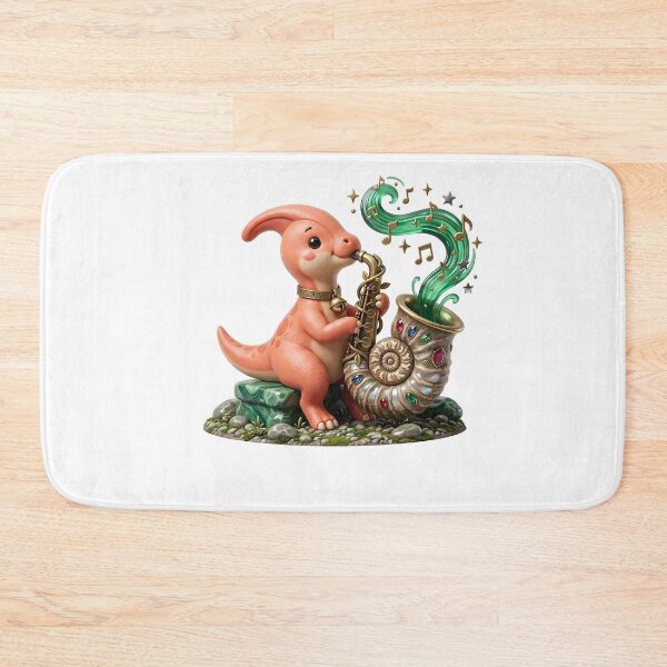 Item preview, Ammonite Jazz: Parasaurolophus Saxophone Solo designed and sold by AbderraimArt.
