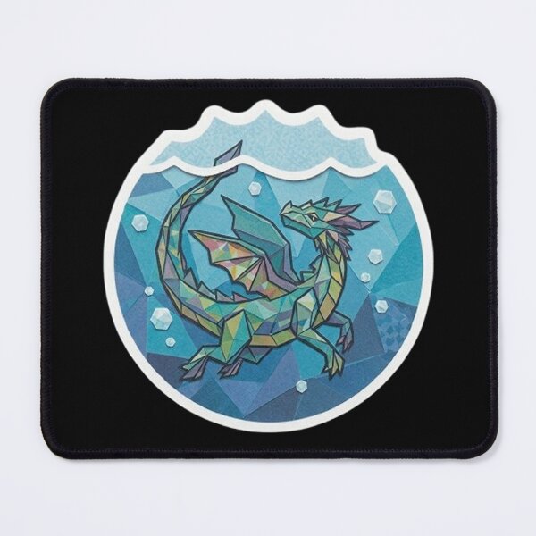Item preview, Origami Style Paper Craft Sea Dragon RPG Sticker designed and sold by AestheticRPG .