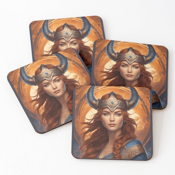 Item preview, Chica guerrera vikinga designed and sold by BanaArtbyBB.