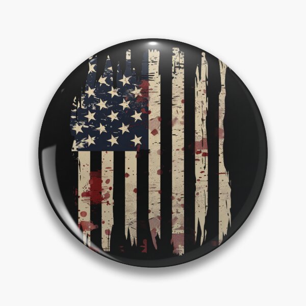 Item preview, Distressed Battle Worn American Flag - Tactical Veteran Patriotic designed and sold by FizjoHed.