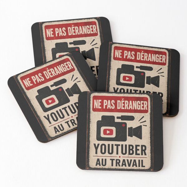Item preview, Ne Pas Déranger - Youtuber Au Travail designed and sold by StudioRedKoala.