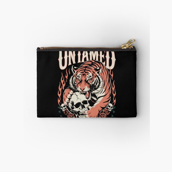 Item preview, Gothic Fierce Tiger Bite Skull Animal Design designed and sold by Taans-Creation.