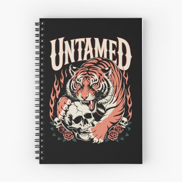 Item preview, Gothic Fierce Tiger Bite Skull Animal Design designed and sold by Taans-Creation.