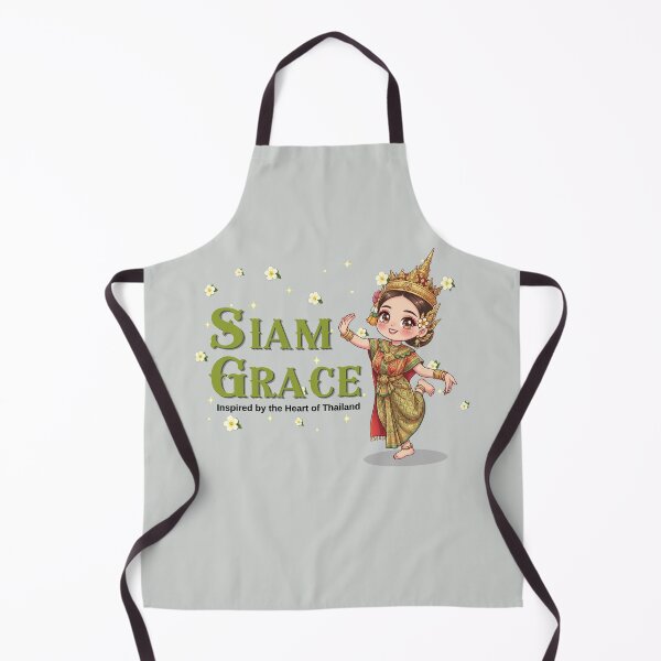 Item preview, Siam Grace | Cute Traditional Thai Dancer Chibi | Thailand Cultural Beauty Travel Art designed and sold by Beeform.