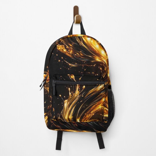 Item preview, Golden Energy Abstract Flow designed and sold by JcAbstractArt.