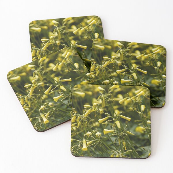 Item preview, Yellow Wildflowers Close-Up Carpet of Small Bell-Shaped Blooms in Green Foliage designed and sold by Nmallia.