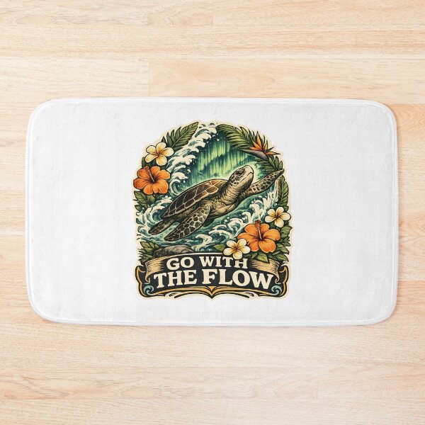 Item preview, Go With The Flow Vintage Sea Turtle designed and sold by Mr Lee.