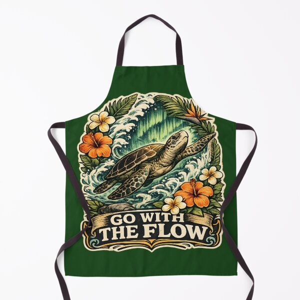 Item preview, Go With The Flow Vintage Sea Turtle designed and sold by Mr Lee.