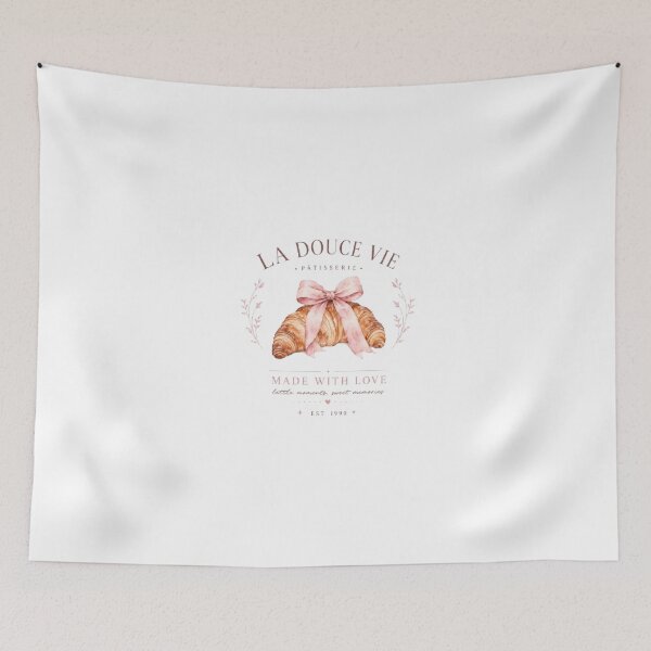 Item preview, La Douce Vie Patisserie Coquette Croissant French Bakery Aesthetic designed and sold by AveniaOficial.