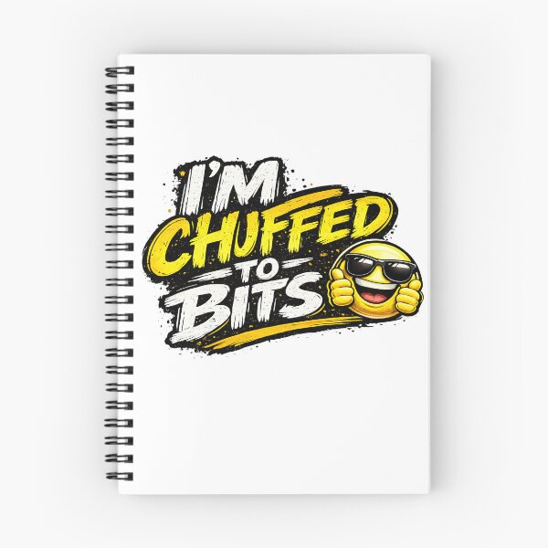 Item preview, I'm Chuffed To Bits | Funny British Slang Graffiti Style T-Shirt designed and sold by YoSum.
