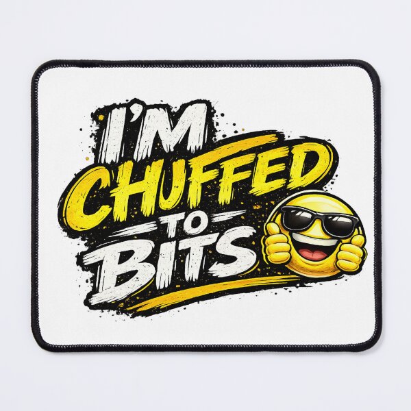 Item preview, I'm Chuffed To Bits | Funny British Slang Graffiti Style T-Shirt designed and sold by YoSum.