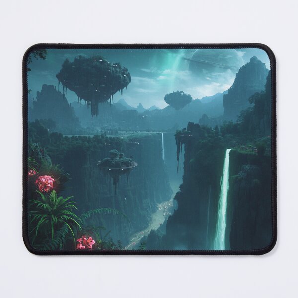 Item preview, Floating Jungle Canyon Pandora Fantasy Landscape designed and sold by Luminous Wilds.