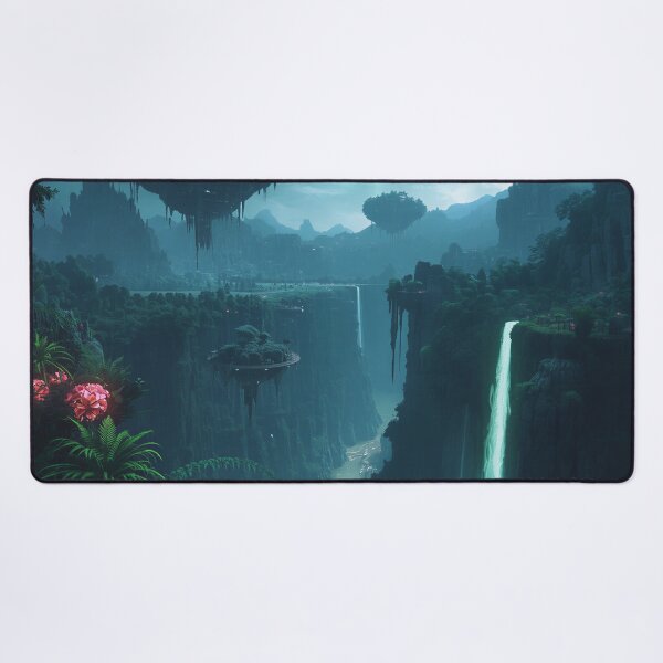 Item preview, Floating Jungle Canyon Pandora Fantasy Landscape designed and sold by Luminous Wilds.