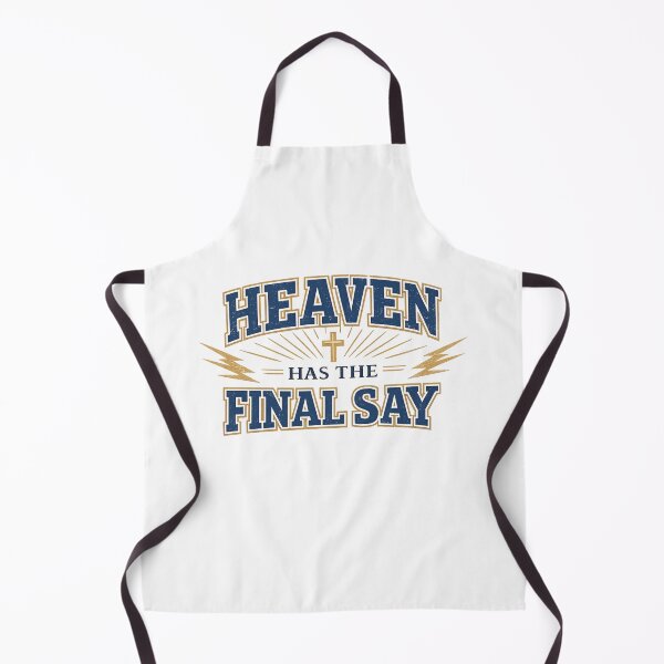 Item preview, Heaven Has the Final Say - Christian Faith Inspirational Religious Quote Design designed and sold by SoulThread Studio.