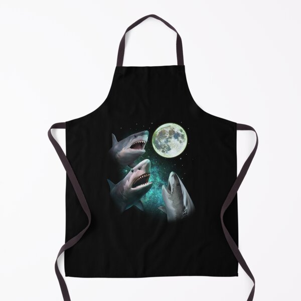 Item preview, Three Sharks Howl On The Moon designed and sold by PNGShop.
