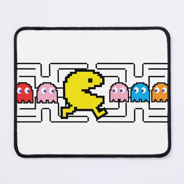 Item preview, Pixel Art Pac-Man Chasing Ghosts - Classic 8-Bit designed and sold by PixelCatalyst.