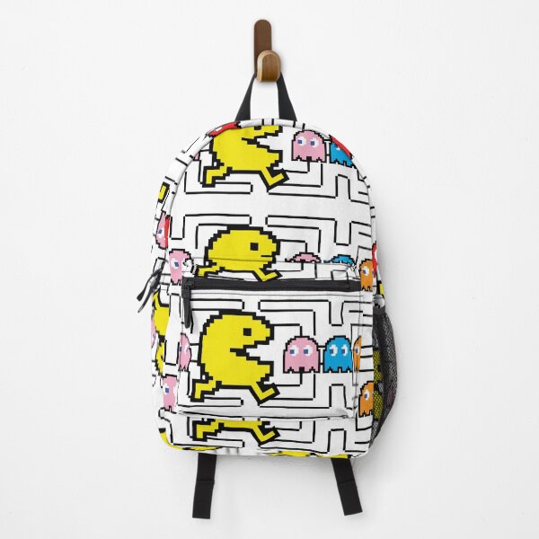Item preview, Pixel Art Pac-Man Chasing Ghosts - Classic 8-Bit designed and sold by PixelCatalyst.