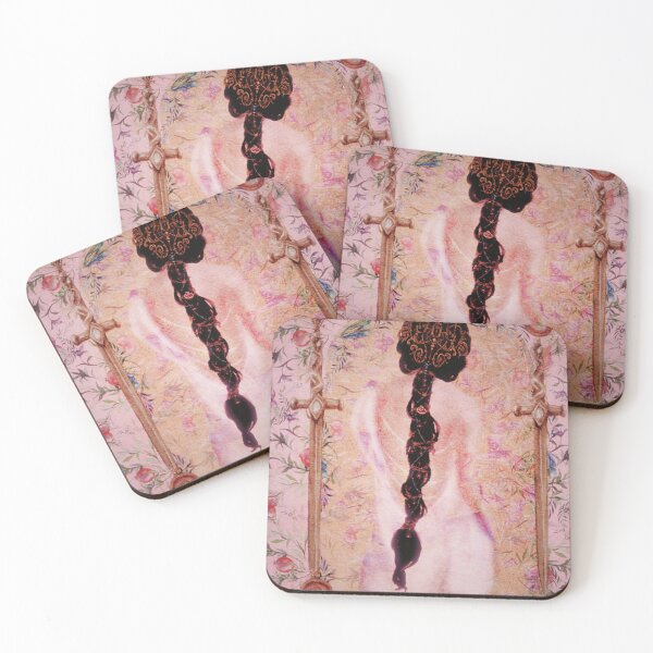 Item preview, Fairycore meets fantasy Pink feminine watercolor  designed and sold by Monica Laipple.