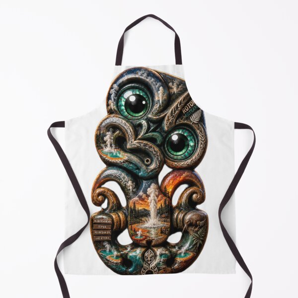 Item preview, Rotorua Hei Tiki – Geothermal Heart of Aotearoa designed and sold by SkruffyInk.
