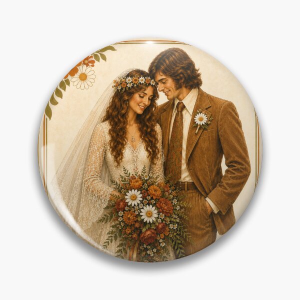 Item preview, On Your Wedding Day – 1970s Bohemian Wedding Card designed and sold by Novel Works Studio.