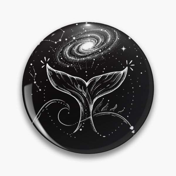 Item preview, Celestial Whale Tail Cosmic Galaxy Stars designed and sold by GiggleInkTees.