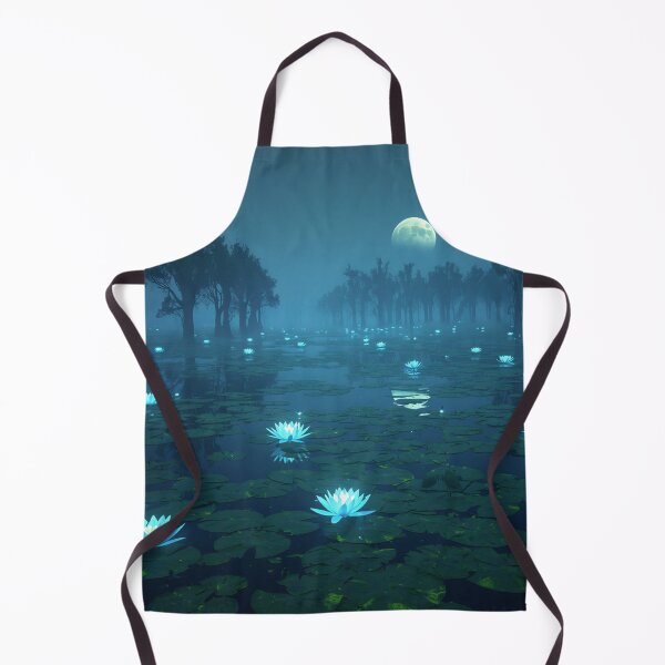 Item preview, Celestial Lily Marsh Fantasy Alien Landscape designed and sold by Luminous Wilds.