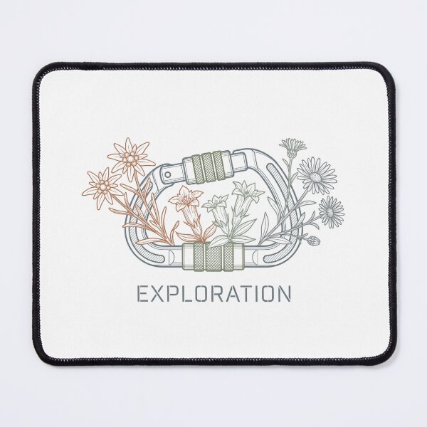 Item preview, Technical Carabiner Alpine Wildflower Earthcore Exploration Shirt designed and sold by Sunday Social Club.