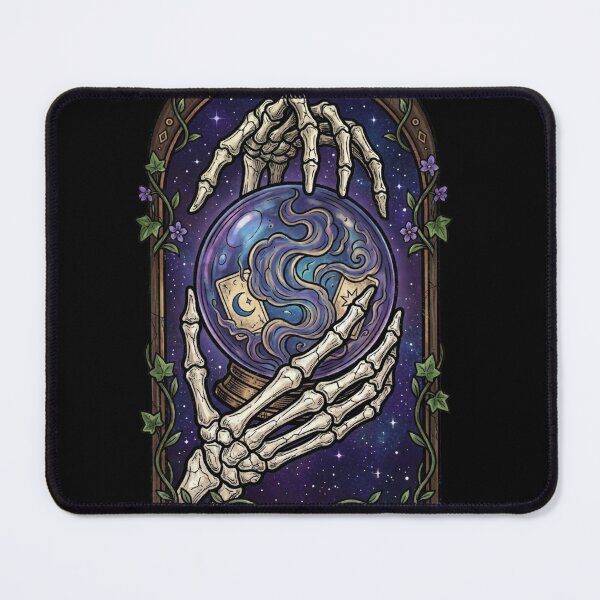 Item preview, Fortune Teller Skeletal Hands Crystal Ball T-Shirt designed and sold by Dudek Originals.