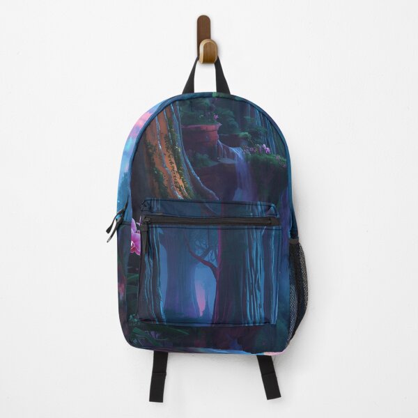 Item preview, Aurora Rainforest Cathedral Alien Fantasy Landscape designed and sold by Luminous Wilds.