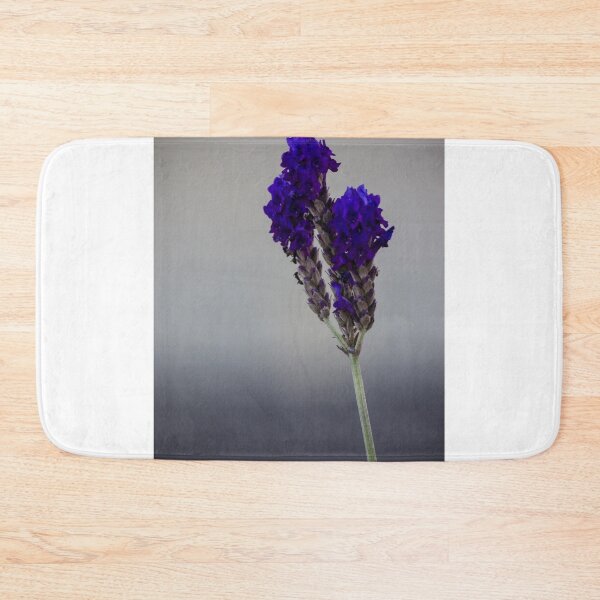 Item preview, Close-Up Purple Lavender Flower Stem On Neutral Background With Minimalist Floral Composition designed and sold by Nmallia.
