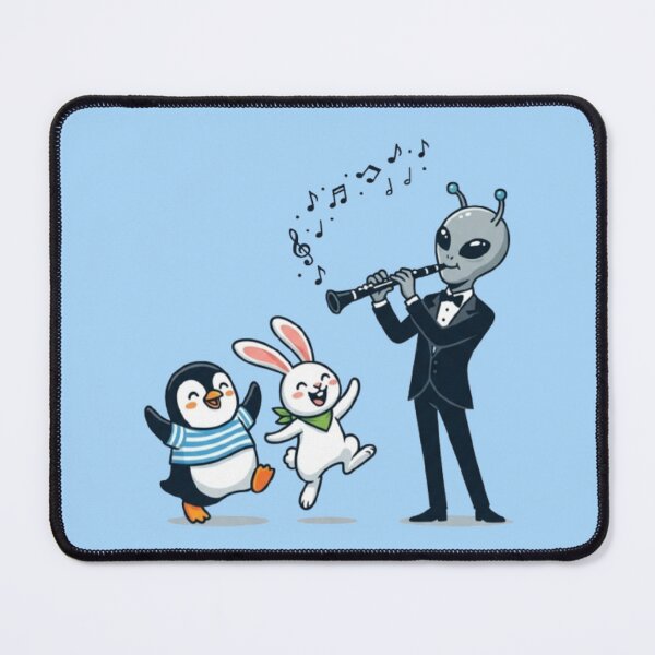 Item preview, Cosmic Dance Party – Alien Clarinet Jam designed and sold by Dogandesighn.