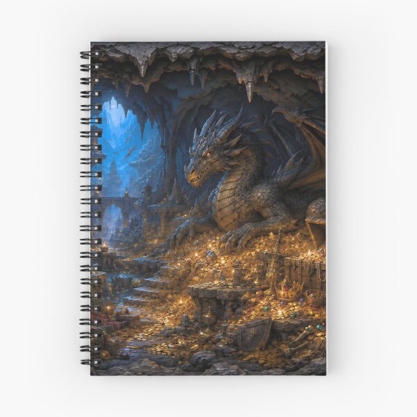 Item preview, Keeper of the Gold | Dragon Hoard Fantasy Art designed and sold by IGLCreative.