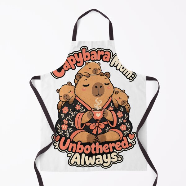 Item preview, Capybara Mom Unbothered Lifestyle Statement designed and sold by VisualArtsOasis.