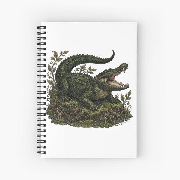 Item preview, Ornate Alligator Wildlife Art designed and sold by HoneyBreezeCo.
