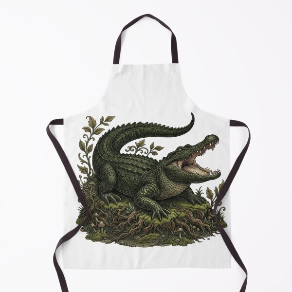 Item preview, Ornate Alligator Wildlife Art designed and sold by HoneyBreezeCo.