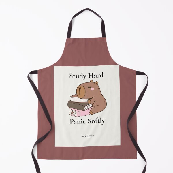Item preview, Study Hard Panic Softly designed and sold by PaperAndPanic.