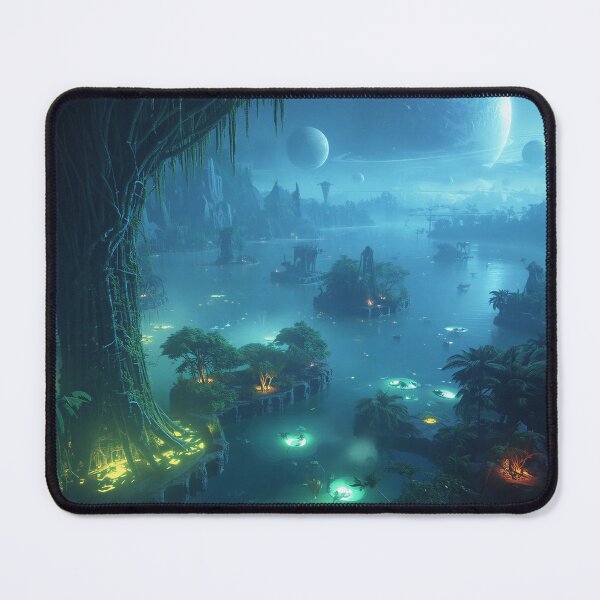 Item preview, Floating Mangrove Realm Pandora Alien Landscape designed and sold by Luminous Wilds.