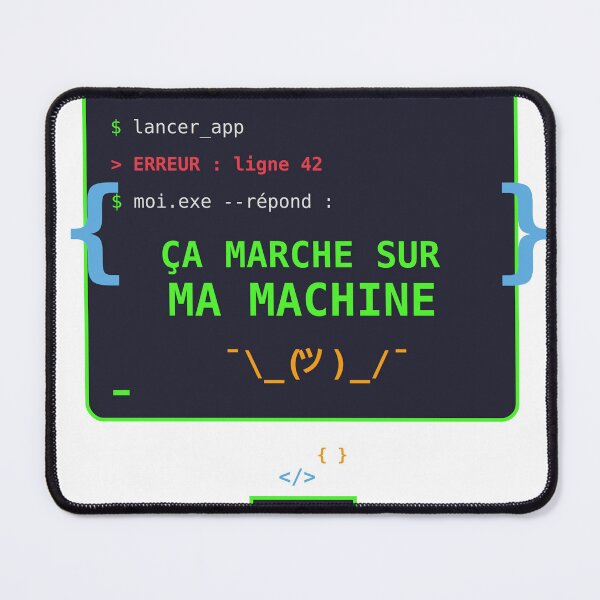 Item preview, It Works On My Machine designed and sold by ztouche.