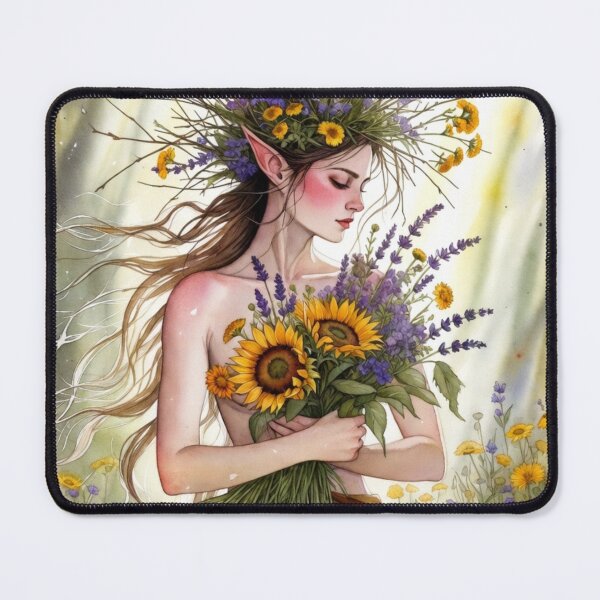 Item preview, The Wildflower Maiden designed and sold by ITSimagination.