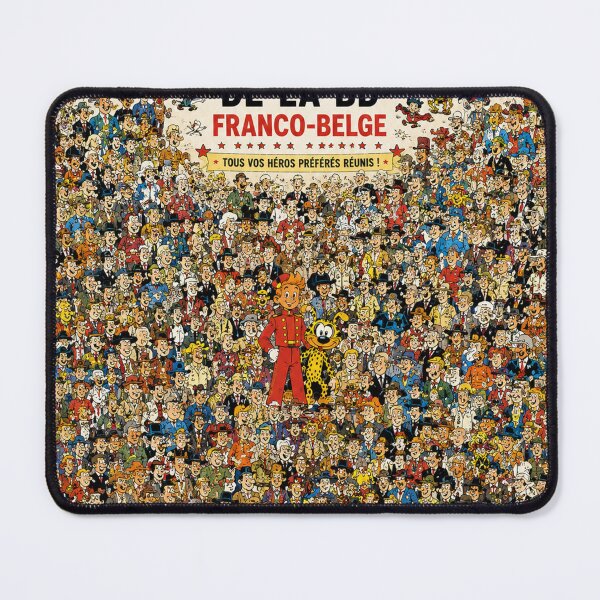 Item preview, 1000 Characters from Franco-Belgian Comics – Giant Collector's Poster designed and sold by JcAbstractArt.