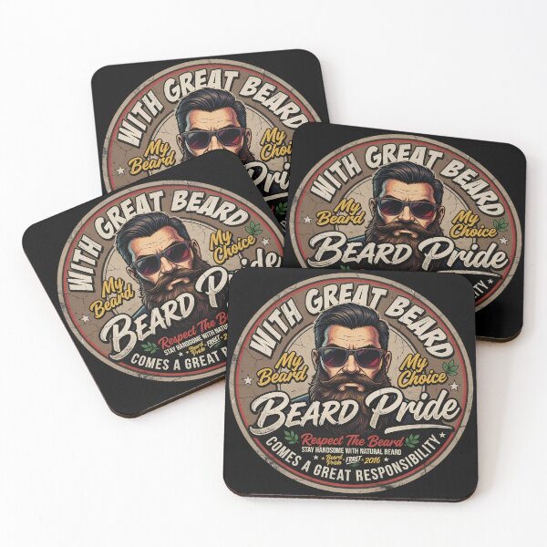 Item preview, Great Beard Great Responsibility Vintage Badge designed and sold by TshirtsOnline-.