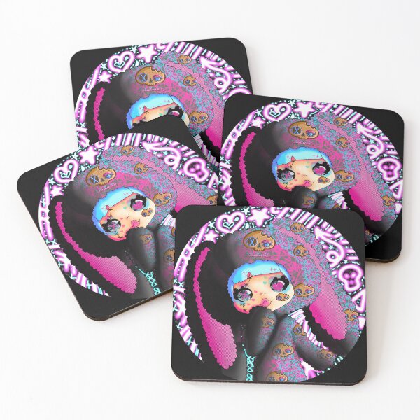 Item preview, Conejito Skullcookie: Graffitis de neón designed and sold by skullcookie.