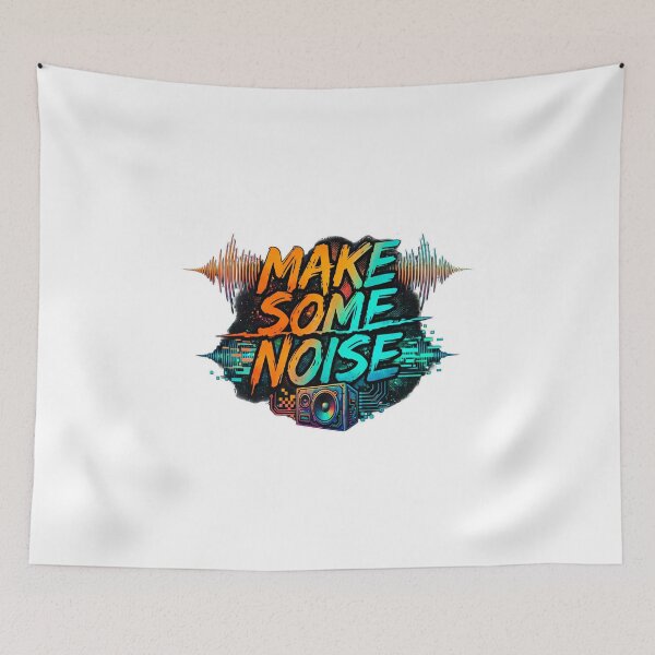 Item preview, Make Some Noise - Retro Graffiti Soundwave designed and sold by Log77.