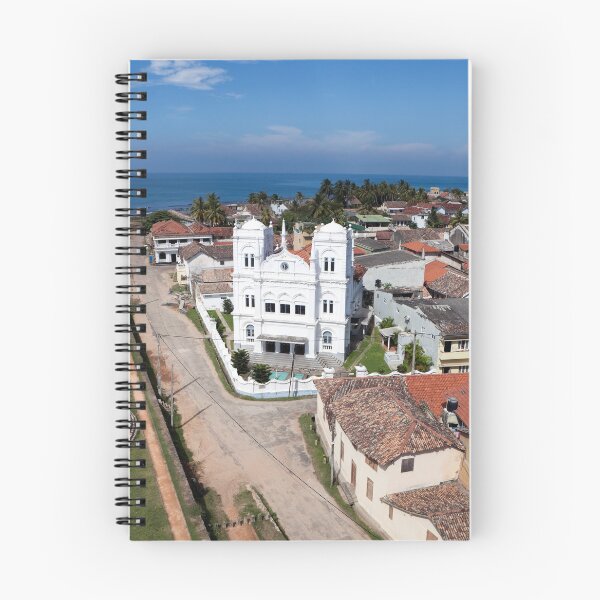 Item preview, Elevated view of Galle Fort Mosque and coastal landscape in Galle designed and sold by Kevin Miller Photography.