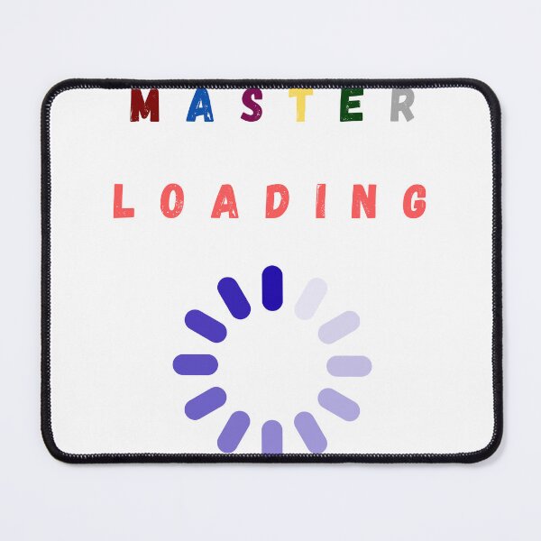 Item preview, Master Loading- Funny Progress Bar Text Design designed and sold by CrownINDesign.
