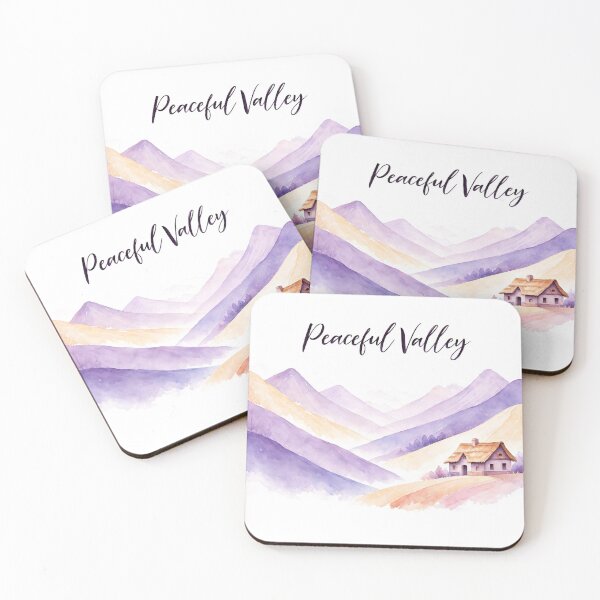 Item preview, Peaceful Valley designed and sold by digital.stickerperso.com.